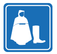Llevar ponchos de agua, botas de caucho
