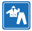Llevar ropa impermeable
